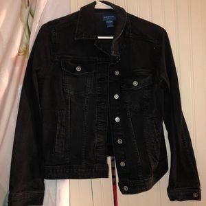black jean jacket!